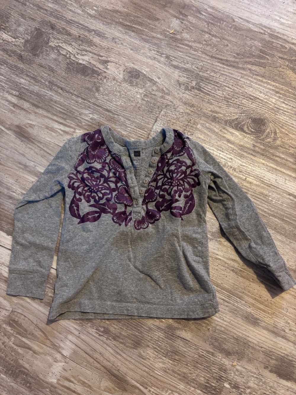 GIRLS TEA LONG SLEEVE SHIRT SIZE 3
